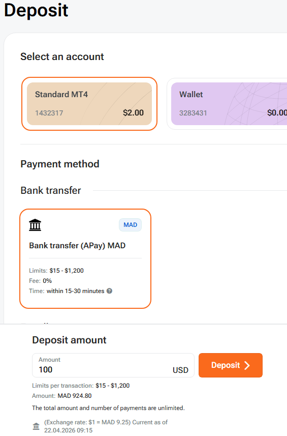 apay bank deposit